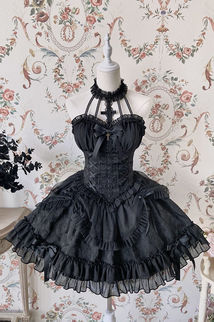 Elegant Gothic Lolita Dress EGL Community Queen Royalty Kawaii Babe Black / M Elegant Gothic Lolita Dress EGL Community Queen Royalty Kawaii Babe Black / M