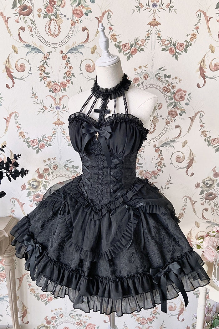 Elegant Gothic Lolita Dress EGL Community Queen Royalty Kawaii Babe Black / M Elegant Gothic Lolita Dress EGL Community Queen Royalty Kawaii Babe Black / M