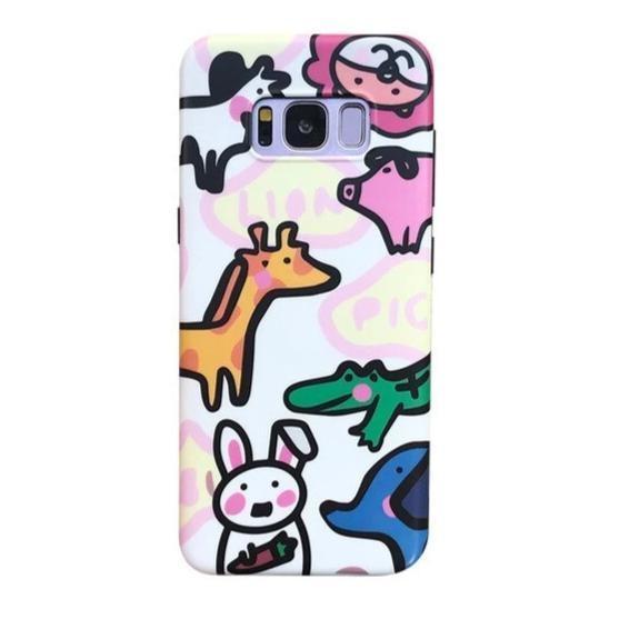 Cute Anime Phone Case Kawaii Animal IPhone Samsung Cases - RegisBox