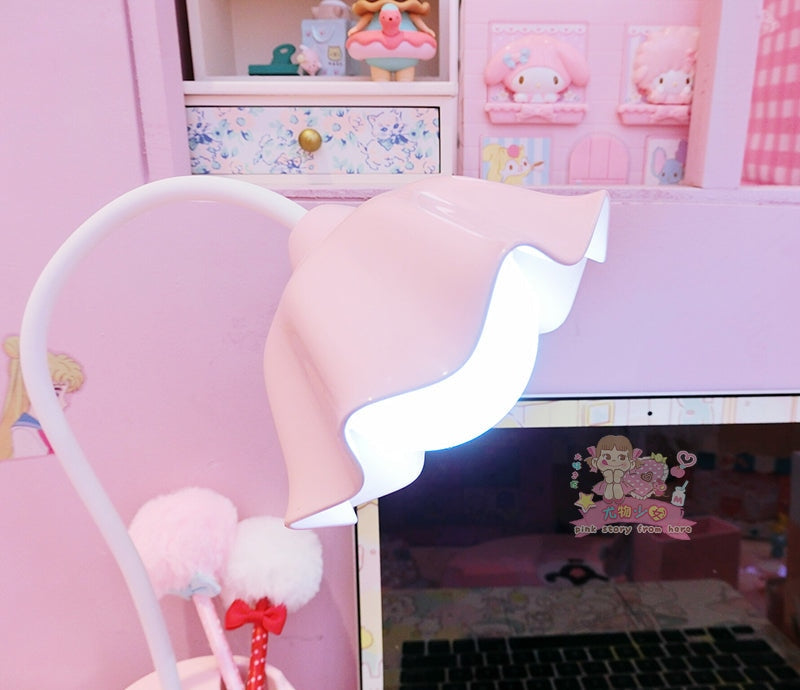 Tulip Desk Lamp - bedroom, bedroom decor, lamp, desk fairy kei