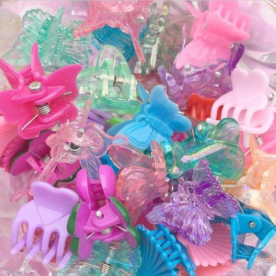 90s Princess Butterfly Clips (50 pieces)