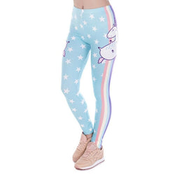 Unicorn Leggings Yoga Pants Fairy Kei Cute Pastel