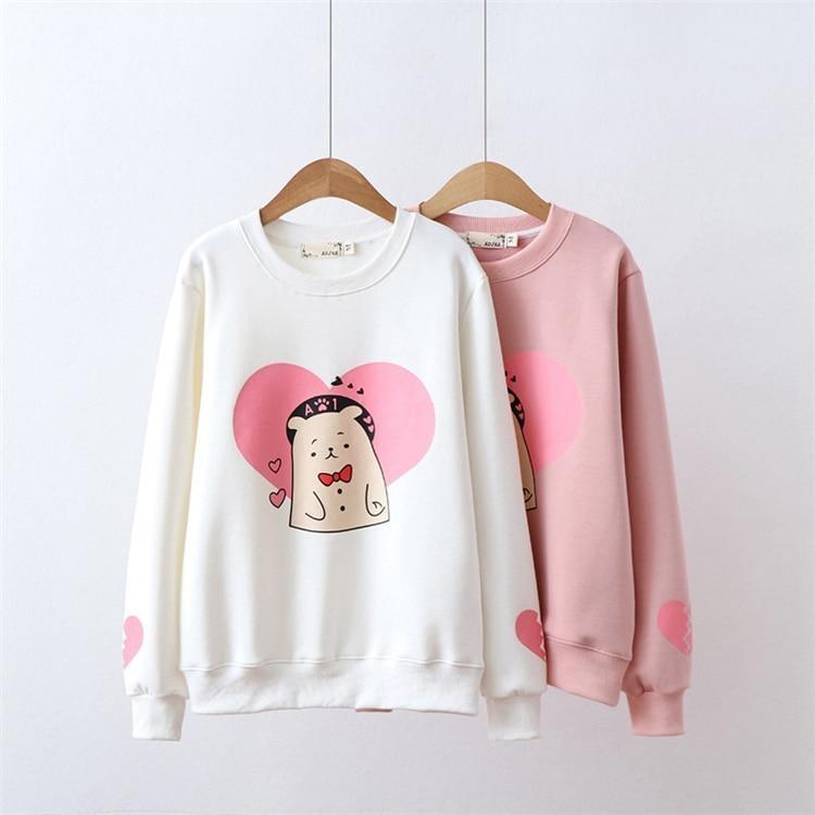 Valentine Bear Crewneck - sweater