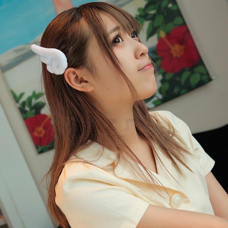 Kawaii Angle Wings Hair Clip Anime Plush Cute Hair Pin Accessories 1 pair   Amazonin Beauty