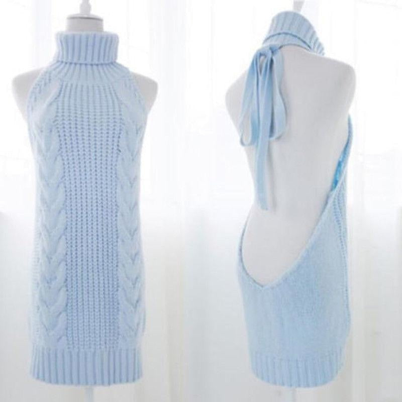 Virgin Killer Sweater Knit Turtleneck Anime Cosplay | Kawaii Babe Virgin Killer Sweater Knit Turtleneck Anime Cosplay | Kawaii Babe