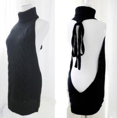 Virgin Killer Sweater Knit Turtleneck Anime Cosplay