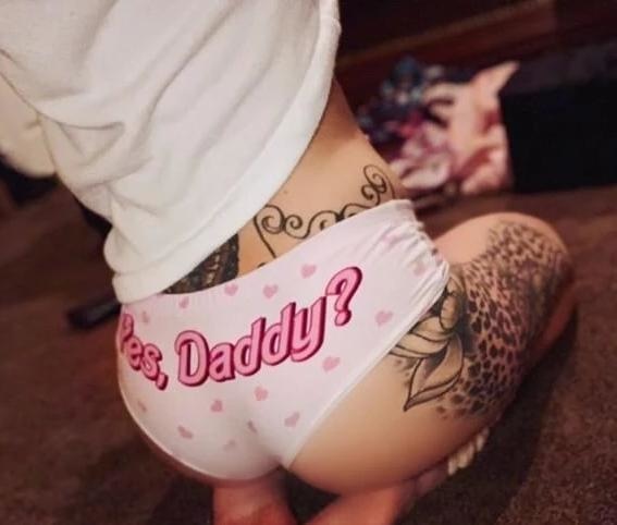 Yes Daddy Heart Panties - panties
