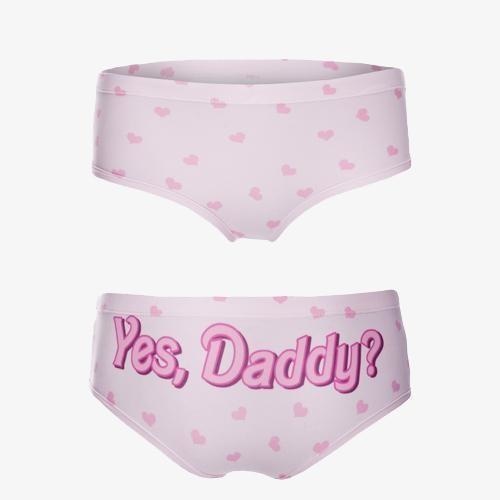 yes daddy dom kink panties underwear briefs undies lingerie barbie girl booty shorts ddlg abdl cgl age regression fetish