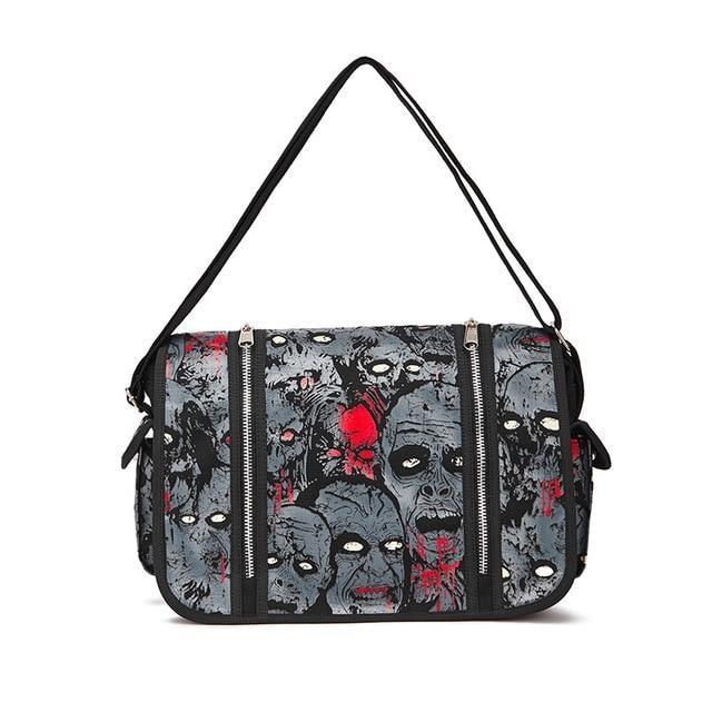 Zombie Parade Handbag - Grey - bag